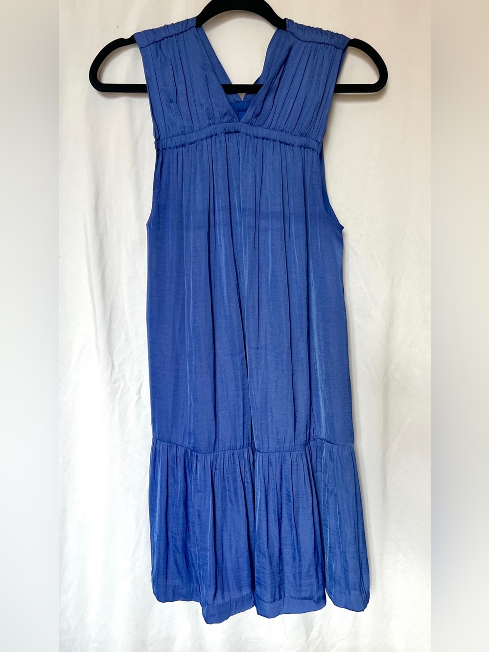 Banana Republic Cobalt Blue Sleeveless V-Neck Maxi Dress